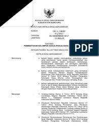 Konsideran adalah merupakan dasar/landasan hukum dalam penerbitan/pembuatan berbagai. Sk Dasa Wisma
