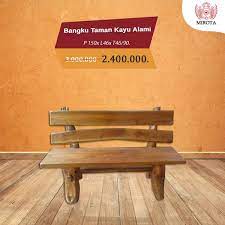 Model kursi kayu yang dari tahun ke tahun semakin bervariasi membuat penggemar kursi kayu tidak pernah berpindah pilihan menggunakan kursi besi atau kursi rotan. Jual Bangku Taman Kayu Alami Kayu Jati Di Lapak Mirota Gallery Bukalapak