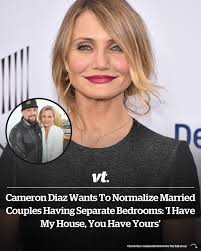 She's explained how things work in her home 🧐 Read more:  https://vt.co/entertainment/cameron-diaz-normalize-separate-bedrooms-married-couple