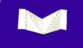 Crease the edge, unfoldit and set your base page to the side. How To Make Pop Up Cards V Fold Pivot Lesson 16