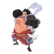 Gear third is another powerful form that is first hinted at during the climax of the fight between luffy and blueno,2 and first used, but not witnessed, to knock down a steel door in enies lobby.1 it was first fully seen in luffy's fight against rob lucci.3 1 overview 1.1 before the timeskip 1.2 after the timeskip 2 techniques utilized 2.1 pre. Monkey D Luffy Gear 4 Wanokuni One Piece King Of Artist Pvc Statue 13