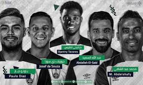 النادي الأهلي الرياضي السعودي هو نادٍ يضم عدة ألعاب مختلفة بالإضافة إلى فرق كرة القدم بجميع فئاتها. Ø§Ù„Ù†Ø§Ø¯ÙŠ Ø§Ù„Ø£Ù‡Ù„ÙŠ Ø§Ù„Ø³Ø¹ÙˆØ¯ÙŠ A Twitter Ù‚Ø§Ø¦Ù…Ø© Ù„Ø§Ø¹Ø¨ÙŠ Ø§Ù„Ø£Ù‡Ù„ÙŠ Ø§Ù„Ø£Ø¬Ø§Ù†Ø¨ Ø§Ù„Ù…Ø³Ø¬Ù„ÙŠÙ† ÙÙŠ Ø¨Ø·ÙˆÙ„Ø© ÙƒØ£Ø³ Ø²Ø§ÙŠØ¯ Ù„Ù„Ø£Ù†Ø¯ÙŠØ© Ø§Ù„Ø£Ø¨Ø·Ø§Ù„