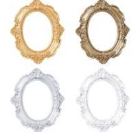 FINGERINSPIRE 4 stuks vintage hars fotolijsten voor foto's ...