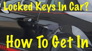 You can still lock your vehicle with the key in the ignition by either: Two Ways To Unlock Your Car Door Without The Key Collision Repair Training