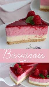 Bavarois Aux Framboises Et Chocolat Blanc Video En 2020 Recette Dessert Idee Recette Dessert Recette Patisserie Facile