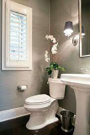 Most Popular Small Bathroom Remodel Ideas On A Budget In 2018 This Beautiful Look Was Created With Cool Col Powder Room Small Powder Room Design Bathroom Decor