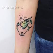 Cute Unicorn Tattoo By Mariya Summer Cupcake Tattoo Designs Unicorn Tattoos Cupcake Tattoos