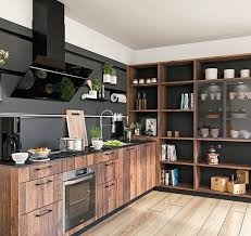 Cuisine Bois Moderne Contemporaine Armelle Meuble Bas Cuisine Cuisine Campagne Chic Cuisine Bois