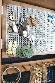 But i wanted my jewelry to be the focal point. Diy Wall Jewelry Organizer Houseful Of Handmade