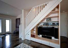 Browse small living room decorating ideas and furniture layouts. 750 Sq Ft 2 Bedroom 2 Bath Garage Laneway Small House Space Under Stairs Stairs Design Staircase Storage