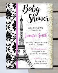 Paris Baby Shower Invitation Baby Shower Invitationsparis Paris Baby Shower Invitations Paris Baby Shower Paris Baby Shower Theme