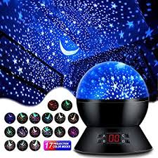 Amazon Com Mokoqi Star Projector Night Lights For Kids With Timer Gifts For 1 14 Year Old Girl And Boy Room In 2020 Night Light Kids Star Night Light Star Projector