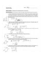Solving word problems in trigonometry. Trig Word Problems W Angle Of Eievation The Angle Your Line Of Jpg Honors Geometry Name Trig Word Problems Key Angle Of Elevation The Angle Your Line Course Hero