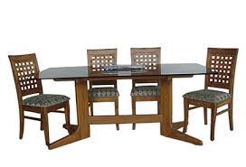Make sure the ideal chair comes with foam cushioning on the seat to provide a soft and comfortable place to sit. Teak Wood Dining Table Glass Top Glass Table Chairs Glass Dining Room Table Glass Dining Table Set à¤— à¤² à¤¸ à¤¡ à¤‡à¤¨ à¤— à¤Ÿ à¤¬à¤² Comfy Enterprises Anand Id 12991769673