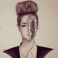 Pin By Mahinaz Abdelaziz On My Artworks How To Draw Hair Cartoon Hair Girl Hair Drawing