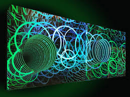 Hans Kotter Light Art Title Circles Light Art Circle Light Diy Mirror