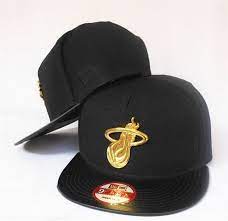 Cheap Nba Miami Heat New Era Snapback Black Hats Gold Heat Logo 605 Factory Direct Sale And Please Go Follow Me T Snapback Hats Nba Miami Heat New Era Snapback