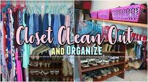 It's good to do a seasonal clean up two or three times a year to keep the dust down and the clutter at bay. Clean Out And Organizing My Closet Closet Organization Ideas 2018 Youtube