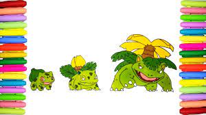 We have collected 38+ pokemon venusaur coloring page images of various designs for you to color. Pokemon Coloring Pages Shiny Bulbasaur Ivysaur And Venusaur Youtube
