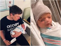 Travis barker's face tattoos include a star, the word blessed, and an anchor. Elon Musk Grimes Share First Photo Of Newborn Son With Tattoo Filter