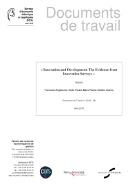 Le change s'effectue uniquement dans les hôtels, les grands bureaux de poste et les banques tunisiennes, bien que tous n'acceptent pas de changer les chèques de voyage. Pdf Innovation And Development The Evidence From Innovation Surveys
