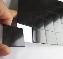 Flexible Die Cut Adhesive Magnetic Rubber Stickers Round and Rectangular  Magnet