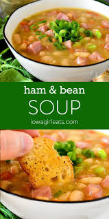 Ham And Bean Soup Iowa Girl Eats Recipe In 2020 Ham And Bean Soup Ham And Beans Ground Pork Recipes
