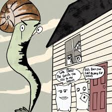 This is an open ended project. A Snail Tornado About To Demolish A Home Full Of Baby Pillows Drawing