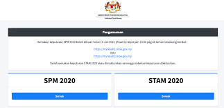 Sebuah modul pengurusan guru di sekolah telah disediakan secara online bagi membantu memudahkan sistem pengurusan yang melibatkan guru, murid dan sekolah. Myresult1 Moe Gov My Check Result Spm 2021 Semak Keputusan