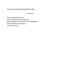 Penyempurnaan kurikulum 62 bab iv telaah kurikulum sekolah dasar 69 a. Telaah Kurikulum Matematika Sma Setiana Yipe Academia Edu