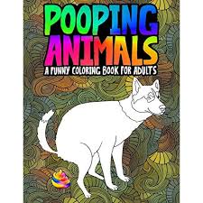 A small rhinoceros, side view. Buy Pooping Animals A Funny Coloring Book For Adults An Adult Coloring Book For Animal Lovers For Stress Relief Relaxation Paperback March 5 2019 Online In Indonesia 1645090167