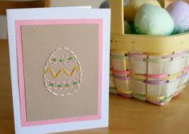 Pop up cards are especially fun for kids to create so today we are sharing how to make a pop up easter card. Easter Egg Stitched Greeting Card Make And Takes