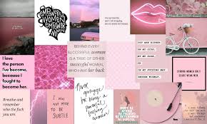 You can also upload and share your favorite pink aesthetic pc wallpapers. Pink Empowered Aesthetic Laptop Background Aesthetic Collage Laptop Backgrounds Successful Women
