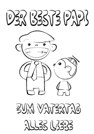 Malvorlage papa ist der beste zum ausdrucken ausmalen. Cliparts Vatertag