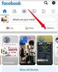 Select the image/video, friends, feeling/activity, or gif icons if you want to add these to your post. How To Check In On Facebook