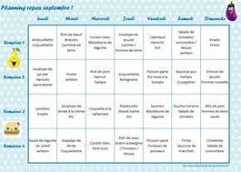 Septembre Menus Pour La Famille Et Adaptes Pour Les Petits Menu Semaine Famille Planification Des Menus Menus