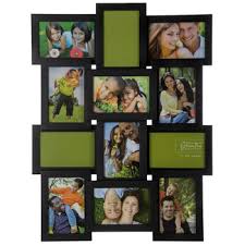 Farmhouse wall picture frame collage. Black Wood Collage Wall Frame Hobby Lobby 38793