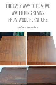 How To Remove Water Stains From Wood Furniture House Cleaning Tips Cleaning Hacks Deep Cleaning Tips