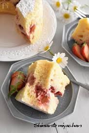 泡立て不要 レンジで簡単 ミルキーいちごのシフォンケーキ by 四万十みやちゃん 宮崎香予 レシピサイト nadia ナディア プロの料理家のおいしいレシピ レシピ おいしい スイーツ レシピ シフォンケーキ