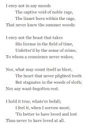 In Memoriam A H H Obiit Mdcccxxxiii 27 By Alfred Lord Tennyson Annabelchaffer Com Poetry Words Cool Words Literary Quotes