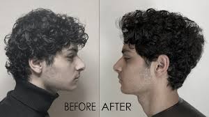Most men with curly hair probably already have short tight curls. Natural Curly Hair Tutorial For Men Curly Haircut Transformation Only Scissors Haircut Elias Lada Youtube