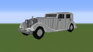 How to build a classic car in minecraft. 1934 Rolls Royce Phantom Ii Minecraft Map