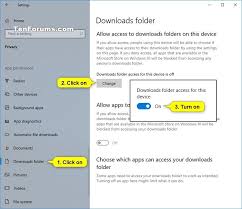 Skype download folder is a proprietary telecommunications program that specializes in supplying video conversation and voice calls between computers, tablet computers, cellular apparatus and also. How To Allow Or Deny Apps Access To Downloads Folder In Windows 10 Tutorials