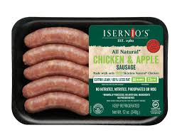 By the way, most chicken apple sausage recipes call for some kind of sugar to be added, but i really don't think it's necessary, thanks to the natural sugar in the apples. Chicken Apple Sausage Isernio S Premium