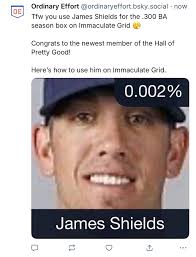 The sneakiest of pulls for the grid 👀 Congrats to pretty gooder, James  Shields. Here's how to use him