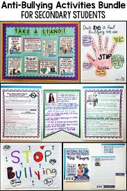 Anti Bullying Activities For Middle School Students Growing Bundle Anti Bullying Activities Bullying Activities Bullying Lessons