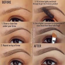 This is how to apply eyeshadow, and the best way to apply mascara, eyeliner, and more. Great Eyebrow Tutorial Lovable Cluster Wedding Makeup Tips Eyebrow Makeup Eye Makeup
