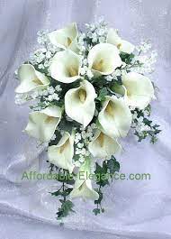 Ivory Calla Lily Bridal Bouquets Wedding Flowers Set Calla Lily Bouquet Wedding Calla Lily Bridal Lily Bridal Bouquet