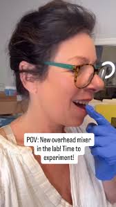 Breaking his back while he's breaking his beakers