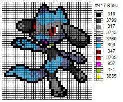 447 Riolu By Cdbvulpix On Deviantart Pokemon Cross Stitch Pixel Art Pokemon Pokemon